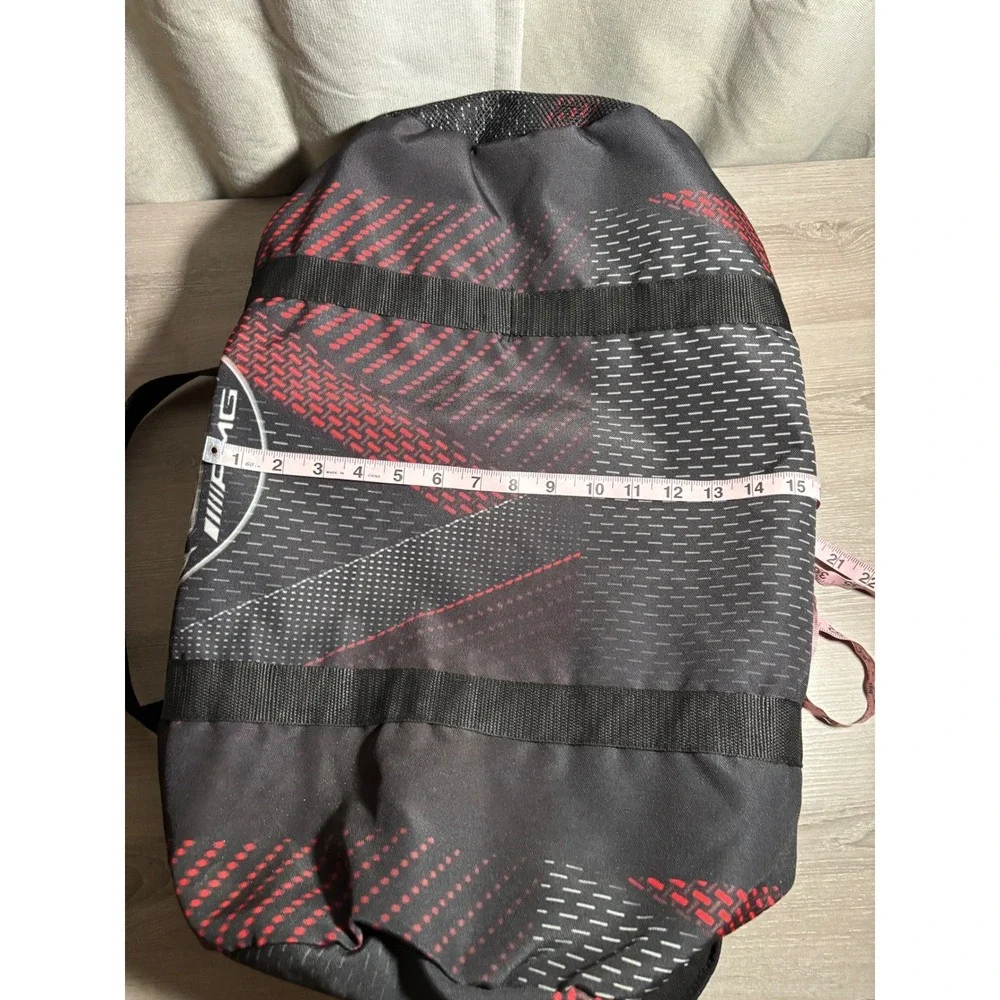 AMG Affalterbach Duffel Bag Black Red Graphic Travel Gym Bag Carry On